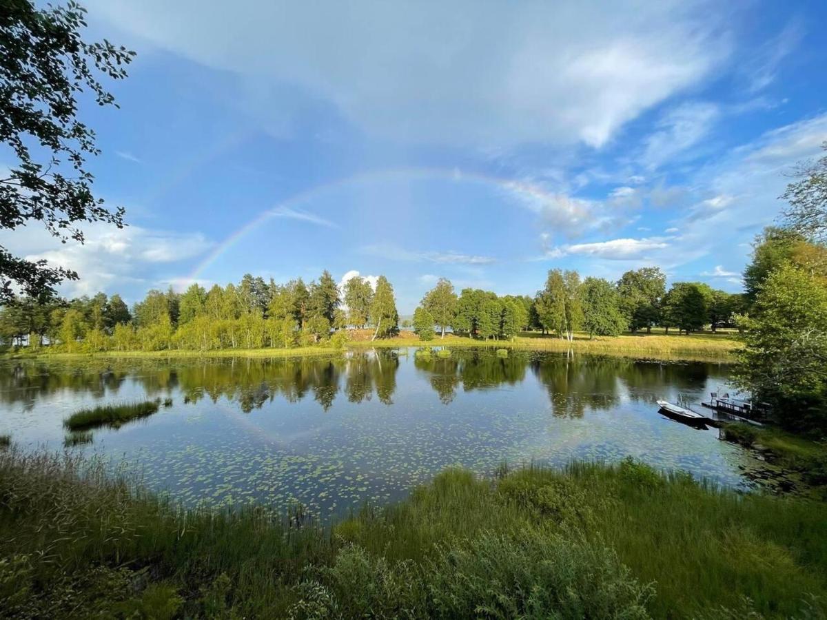 Romantic Spa Villa With Fireplace By The Lake Stjarnsund Luaran gambar